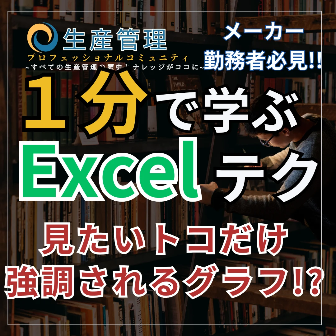 【Excel動画】見たい所だけ強調されるグラフ!?
